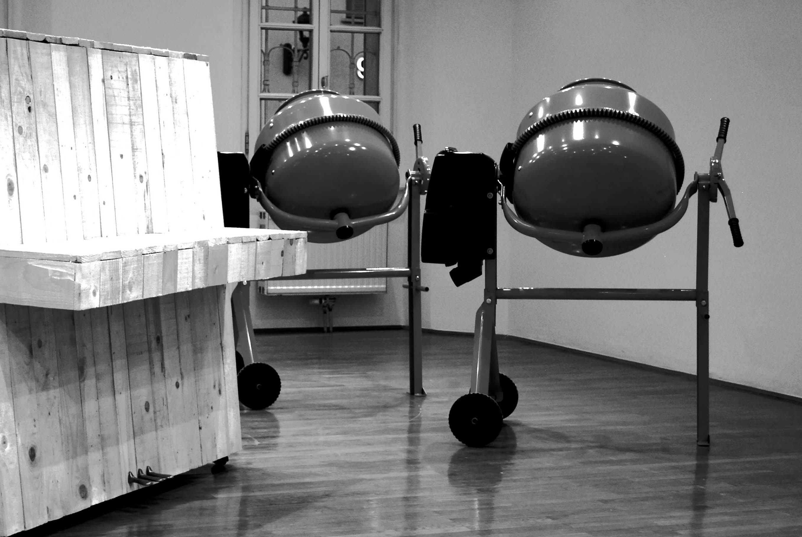 Concert for a Pianino and Two Concrete Mixers II